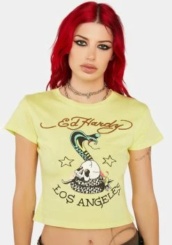 Ed Hardy Tops Cobra Graphic Tee
