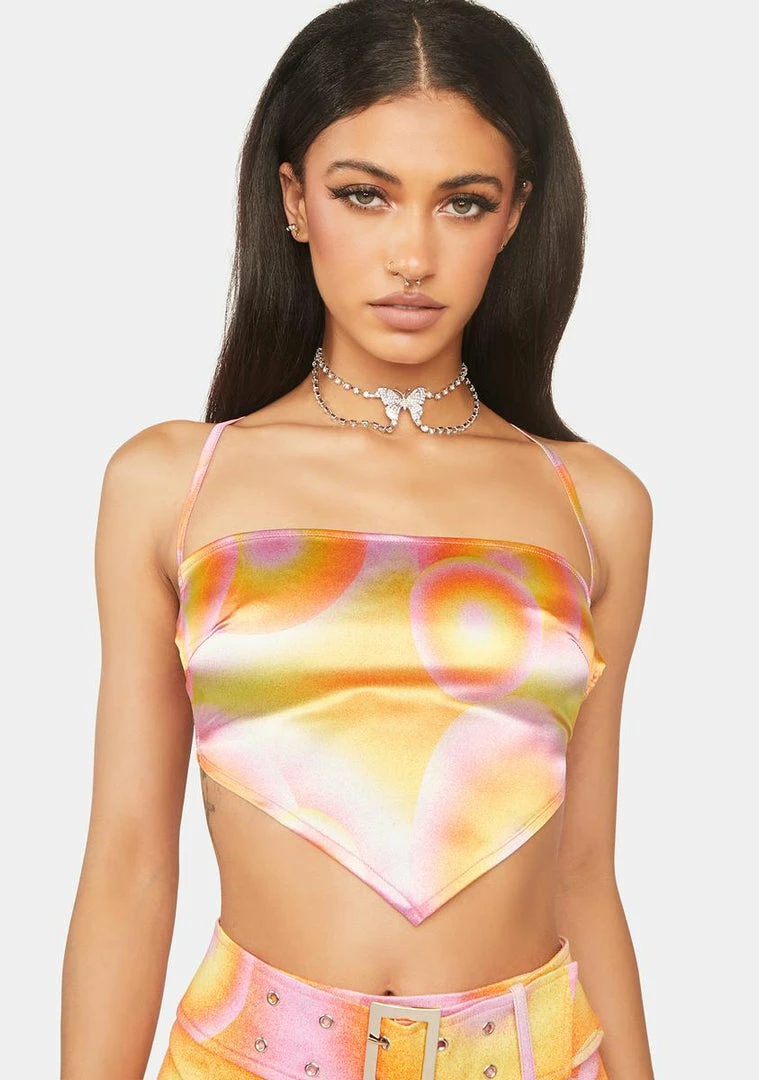 Cheap ๐ Elsie & Fred Albufeira Handkerchief Backless Crop Top ๐ 3 Elsie & Fred Albufeira Handkerchief Backless Crop Top