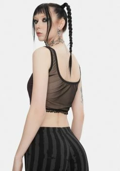 DAMAGE Tops X Yenta Yen Angel Crop Top