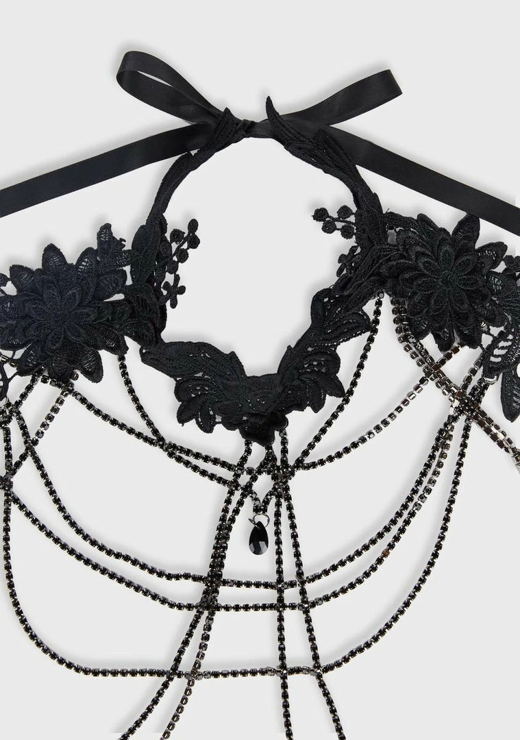 Hot Sale ๐ฅฐ Unholy Grandiose Couture Rhinestone Body Chain Jewelry ๐ 4 Unholy Grandiose Couture Rhinestone Body Chain Jewelry