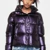 Hot Sale 🔥 Noize Outerwear Violet Coco Puffer Jacket 🛒 2 Noize Outerwear Violet Coco Puffer Jacket