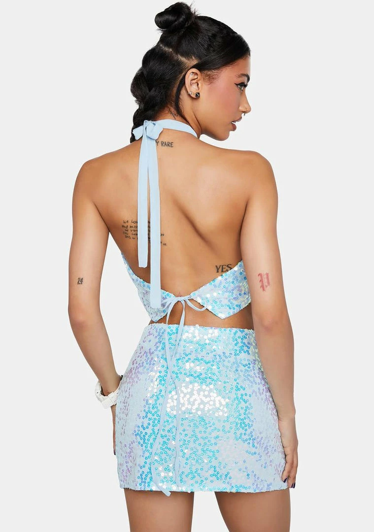 Top 10 ๐ฏ Elsie & Fred Illicit Flower Sequin Mini ๐ Skirt โค๏ธ 5 Elsie & Fred Illicit Flower Sequin Mini Skirt