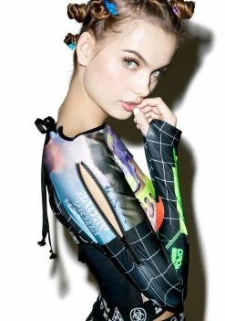 New ๐ DAMAGE Tops DronePorn 2 Way Crop Top ๐ฅ 9 DAMAGE Tops DronePorn 2 Way Crop Top