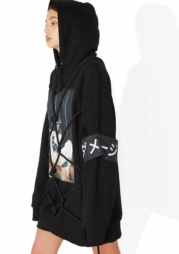 Best reviews of π― DAMAGE Tops Shibari Rope Hoodie π₯ 4 DAMAGE Tops Shibari Rope Hoodie