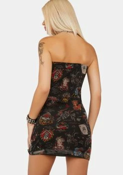 Cheap 🔥 Ed Hardy Club 👗 Dresses Flashboard Tube Mini 👗 Dress 😍 9 Ed Hardy Club Dresses Flashboard Tube Mini Dress
