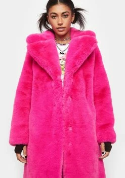 Noize Outerwear Savannah Faux Fur Coat