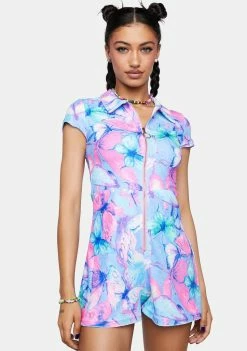 Elsie & Fred Metamorphosis Toweling Zip-Up Romper