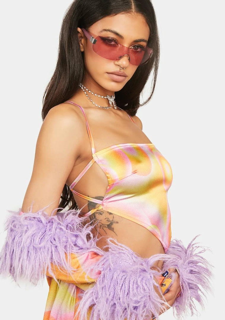 Cheap ๐ Elsie & Fred Albufeira Handkerchief Backless Crop Top ๐ 5 Elsie & Fred Albufeira Handkerchief Backless Crop Top