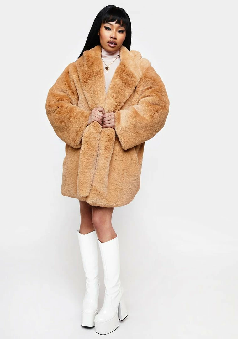 Best Pirce ๐ Elsie & Fred Lil Kim Luxury Super Faux Fur ๐งฅ Coat Faux Fur ๐งฅ Coats ๐ 5 Elsie & Fred Lil Kim Luxury Super Faux Fur Coat Faux Fur Coats