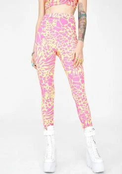 Elsie & Fred Bottoms Superfly Leopard Print Leggings
