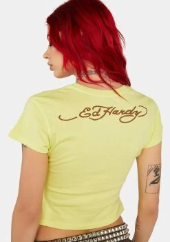 Promo ⭐ Ed Hardy Tops Cobra Graphic Tee ✔️ 9 Ed Hardy Tops Cobra Graphic Tee