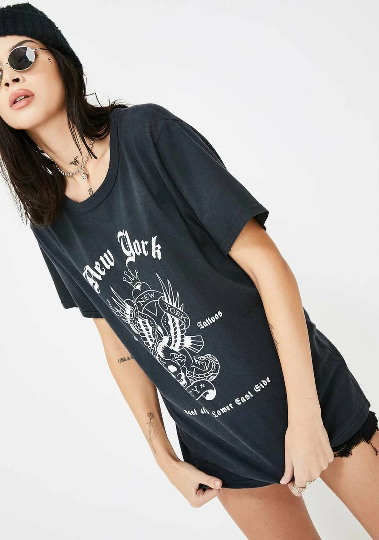 Cheapest β Ed Hardy New York Archive Graphic Tee Tops π 4 Ed Hardy New York Archive Graphic Tee Tops