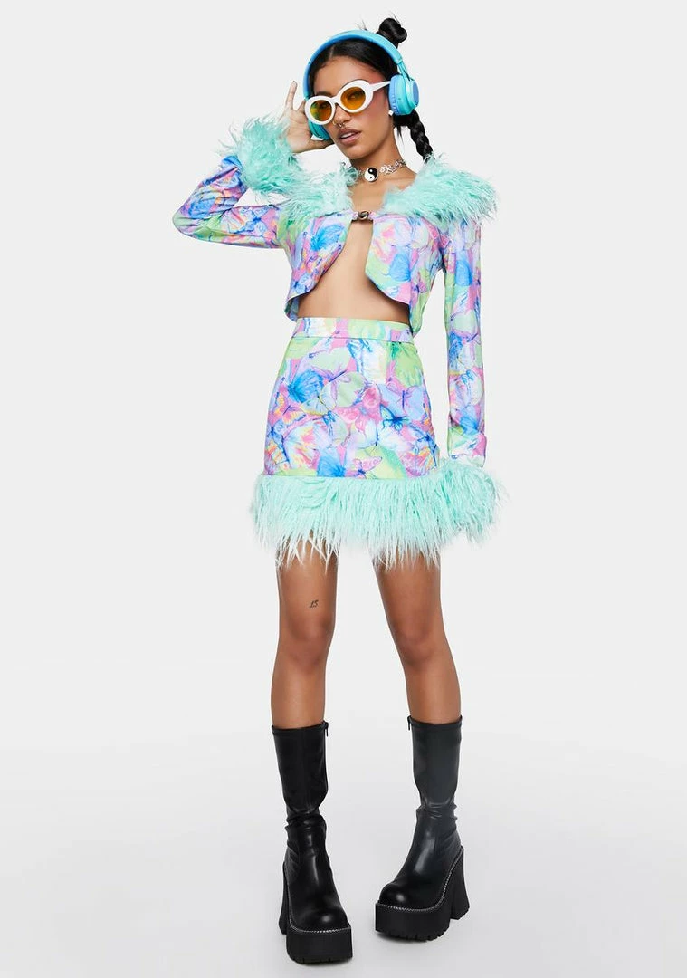 Best reviews of 🛒 Elsie & Fred Metamorphosis Fur Trim A-Line Mini 👗 Skirt 🔔 5 Elsie & Fred Metamorphosis Fur Trim A-Line Mini Skirt