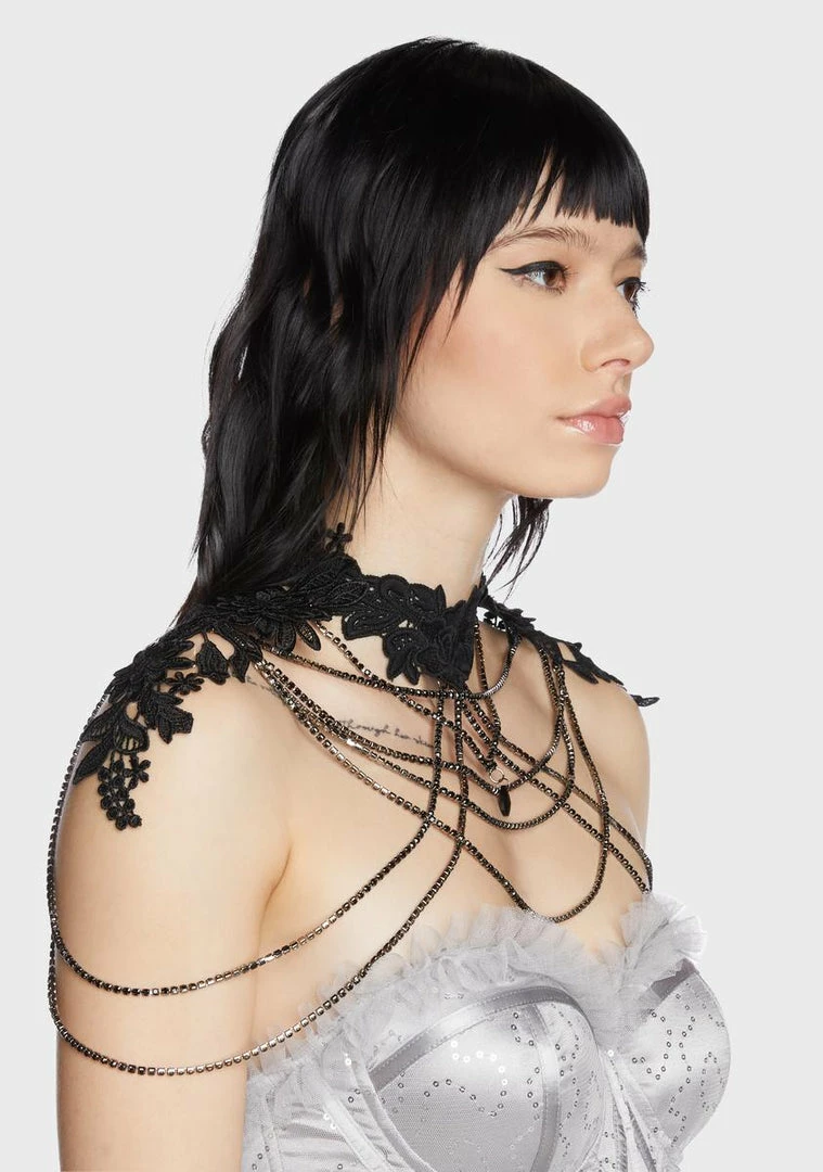 Hot Sale ๐ฅฐ Unholy Grandiose Couture Rhinestone Body Chain Jewelry ๐ 3 Unholy Grandiose Couture Rhinestone Body Chain Jewelry