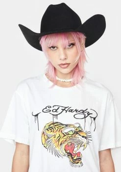 Ed Hardy Screaming Tiger Graphic Tee