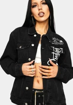 Ed Hardy Forever Lover Denim Jacket Outerwear
