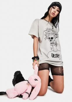 Ed Hardy Punk Skull Graphic Tee