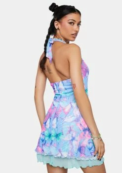 Outlet ๐งจ Elsie & Fred Pam Layered Halter Neck Mesh ๐ Dress Club ๐ Dresses โ๏ธ 9 Elsie & Fred Pam Layered Halter Neck Mesh Dress Club Dresses