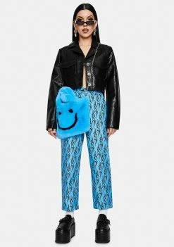 Noize Outerwear Victoria Vegan Leather Crop Jacket