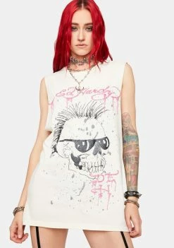 Ed Hardy Punks Not Dead Muscle Tank