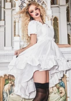 Hot Sale ๐คฉ Unholy Fit & Flare Deeply Devoted Taffeta ๐ Dress ๐ 10 Unholy Fit & Flare Deeply Devoted Taffeta Dress