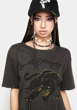 Ed Hardy Crouching Panther Tee