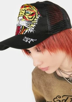 Ed Hardy Hats Tiger Trucker Hat