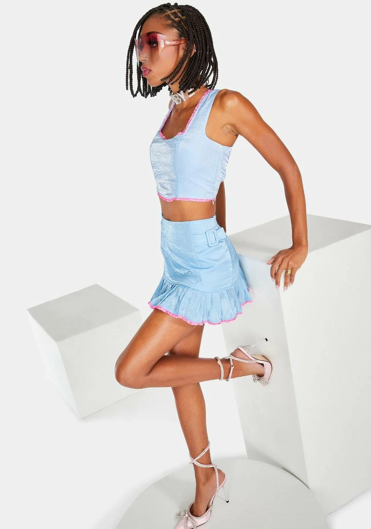 Wholesale โจ Elsie & Fred Bottoms Baby Blue Billie Mini ๐ Skirt ๐ 4 Elsie & Fred Bottoms Baby Blue Billie Mini Skirt