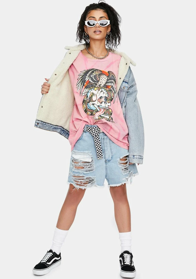 Cheap ⭐ Ed Hardy Rose Tie Dye Tee ✔️ 5 Ed Hardy Rose Tie Dye Tee