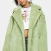 Buy ๐ Noize Outerwear Moss Estelle Faux Fur ๐งฅ Coat ๐ฅฐ 1 Noize Outerwear Moss Estelle Faux Fur Coat