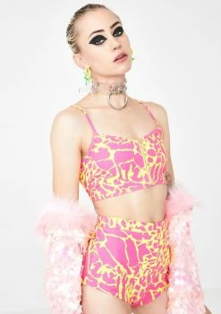 Elsie & Fred Superfly Leopard Hot Pants Bottoms