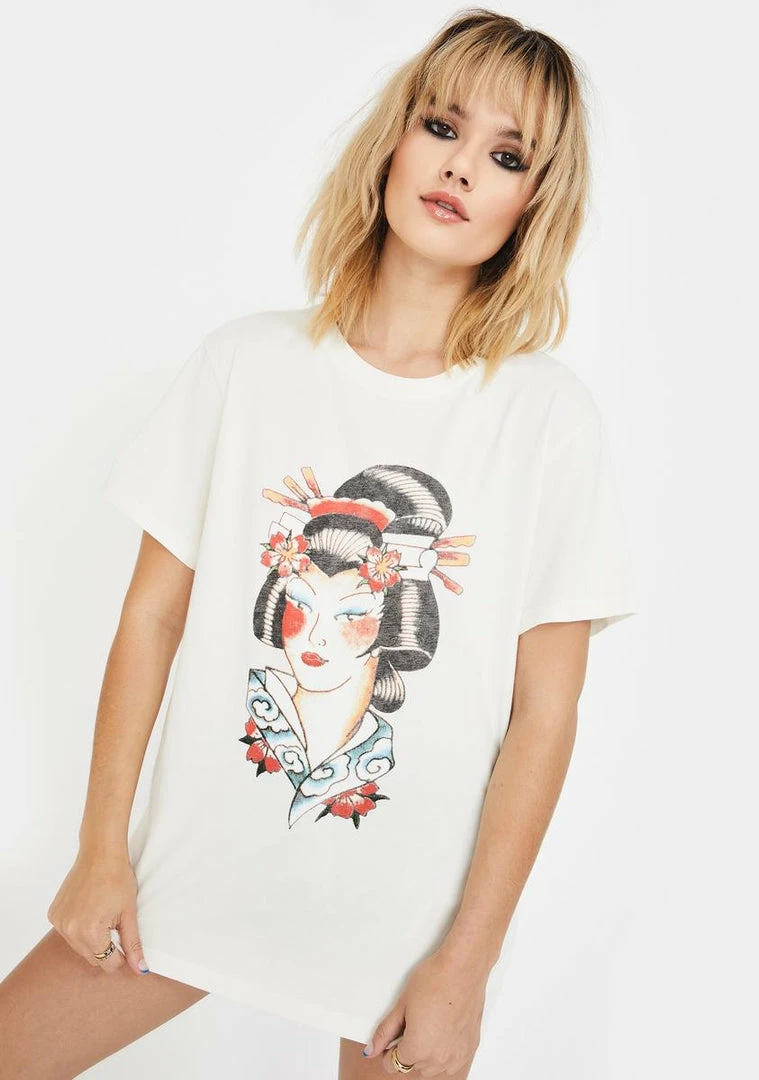 New โค๏ธ Ed Hardy Painted Lady Graphic Tee Tops ๐ 3 Ed Hardy Painted Lady Graphic Tee Tops