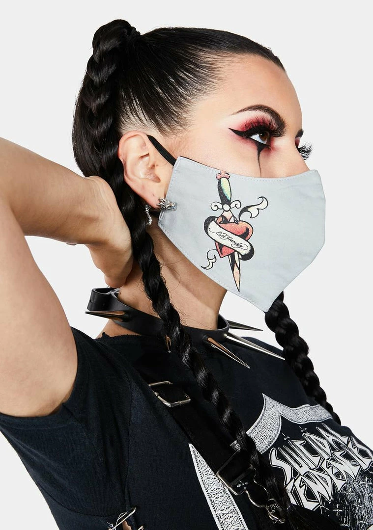 Top 10 🌟 Ed Hardy Heart And Dagger Face Mask Face Masks 😉 3 Ed Hardy Heart And Dagger Face Mask Face Masks
