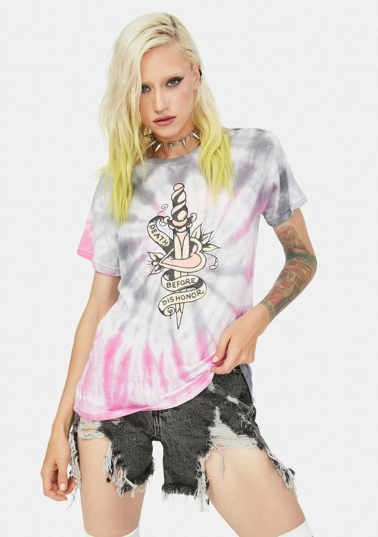Buy ๐ Ed Hardy Pink Tie Dye Tee โ๏ธ 3 Ed Hardy Pink Tie Dye Tee