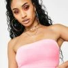 Best reviews of ๐ Elsie & Fred Tops Riot Pink Velour Tube Top ๐ 2 Elsie & Fred Tops Riot Pink Velour Tube Top