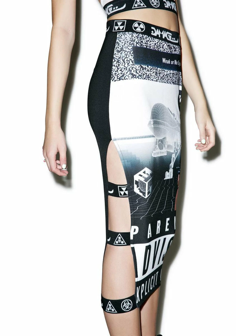 Cheap โค๏ธ DAMAGE DronePorn No Signal ๐ Skirt Bottoms โ๏ธ 5 DAMAGE DronePorn No Signal Skirt Bottoms