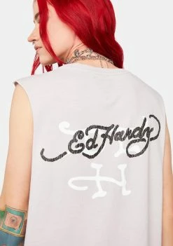 Ed Hardy Muscle Tank Top Tops