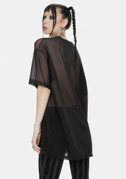 Outlet ๐งจ DAMAGE X Yenta Yen Mesh Graphic Tee โจ 9 DAMAGE X Yenta Yen Mesh Graphic Tee