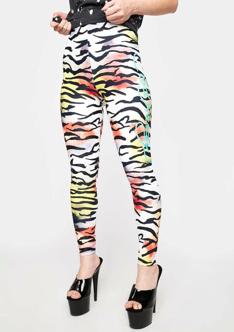 Wholesale 🔔 Ed Hardy Spandex Tiger Leggings ✨ 3 Ed Hardy Spandex Tiger Leggings