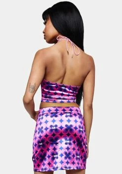 Hot Sale ๐ Elsie & Fred Betty Blue A-Line Satin Mini ๐ Skirt A-Line ๐ Skirt โจ 9 Elsie & Fred Betty Blue A-Line Satin Mini Skirt A-Line Skirt