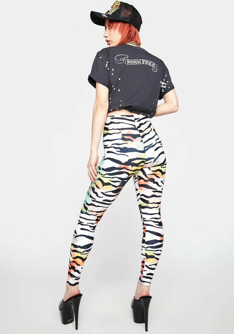 Wholesale 🔔 Ed Hardy Spandex Tiger Leggings ✨ 6 Ed Hardy Spandex Tiger Leggings