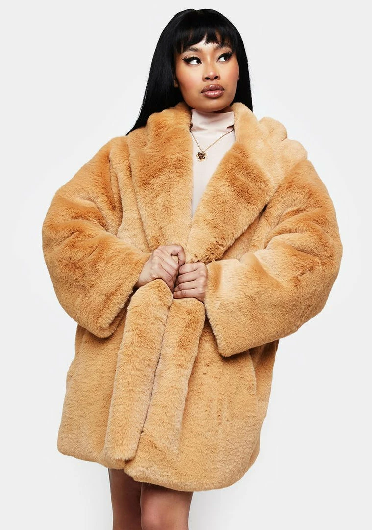Best Pirce ๐ Elsie & Fred Lil Kim Luxury Super Faux Fur ๐งฅ Coat Faux Fur ๐งฅ Coats ๐ 4 Elsie & Fred Lil Kim Luxury Super Faux Fur Coat Faux Fur Coats
