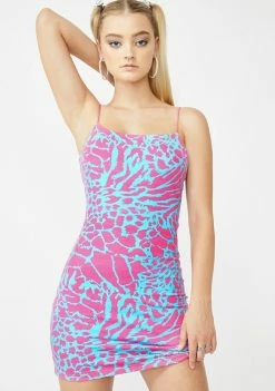 Elsie & Fred Superfly Leopard Mini Dress