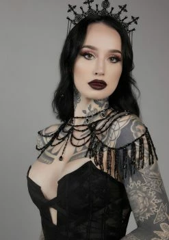 Unholy Beware Of Mirrors Rhinestone Harness