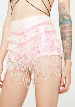 Elsie & Fred Iridescent La Bamba Hot Pants Bottoms