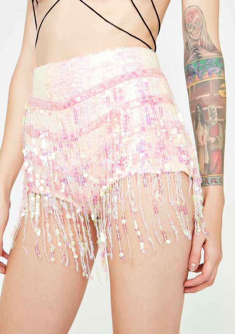Budget π Elsie & Fred Iridescent La Bamba Hot Pants Bottoms π 3 Elsie & Fred Iridescent La Bamba Hot Pants Bottoms