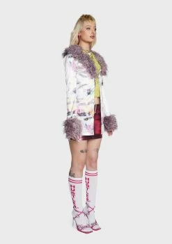 Wholesale 🥰 Elsie & Fred Renaissance Cherub Satin Marla Jacket 👍 10 Elsie & Fred Renaissance Cherub Satin Marla Jacket