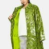 Brand new โ๏ธ Noize Outerwear Neon Lime Maya Snakeskin Trench ๐งฅ Coat ๐ 2 Noize Outerwear Neon Lime Maya Snakeskin Trench Coat