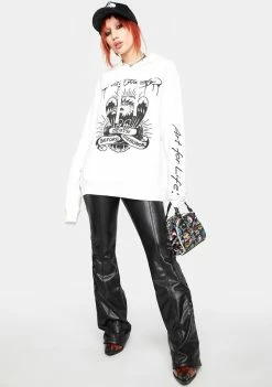 Cheap ⭐ Ed Hardy Cloud Dancer Graphic Hoodie Tops ❤️ 8 Ed Hardy Cloud Dancer Graphic Hoodie Tops