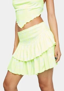 Elsie & Fred Flipper Layered Ruffle Mini Skirt